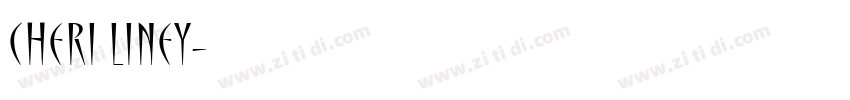 Cheri Liney字体转换